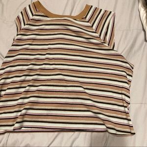 Striped crop-ish shirt